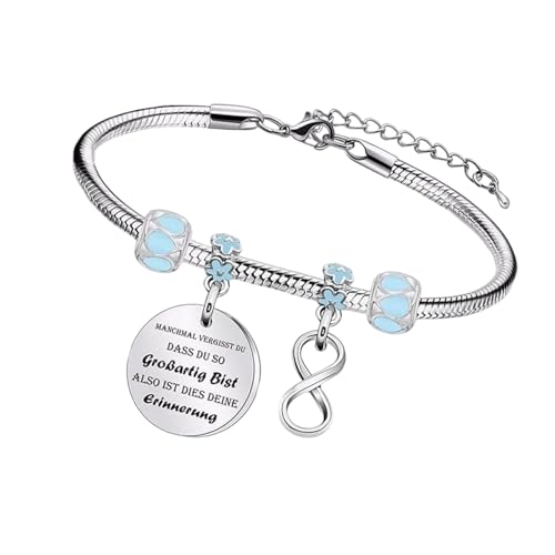 Xanorrg Modernes Ti Stahlperlenarmband Alltag Stapelbar Schmuck Leichte Komfortkleidung Für Kinder Kindermode Schmuck Geschenk von Xanorrg