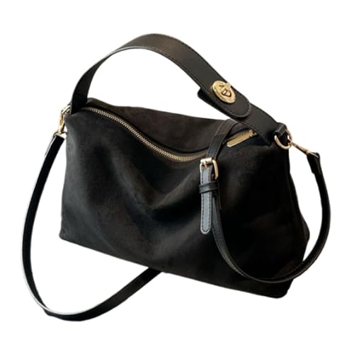 Xanorrg Modische Faux Verklagte Leder Umhängetasche Top Satchel Ladies Elegante Crossbody Handtasche Geldtasche Für Den Täglichen Gebrauch Frauen PU Lederhandtasche von Xanorrg