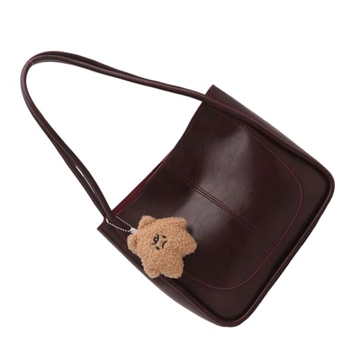 Xanorrg Modische Frauen Große Kapazität Umhängetasche PU Leder Unverstanden Taschen Mit Stilvollem Charme Für Den Täglichen Bedarf PU Handtasche von Xanorrg