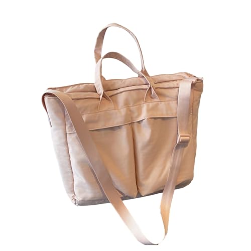 Xanorrg Multi Taschen Nylon Crossbody Tasche Für Männer Und Frauen Umhängetaschen Satchel Handtasche Für Schulbüro Oder Freizeitaktivitäten Wasserfestes Nylonbeutel von Xanorrg