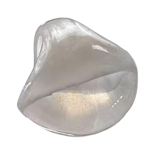 Xanorrg Plastikperlen Glasur Ringe Modernes Schmuck Design Bequemer Verschleiß 8 Größe Mehrere Finish Optionen Für Modische Looks Trendy Pearlescents Accessoire von Xanorrg