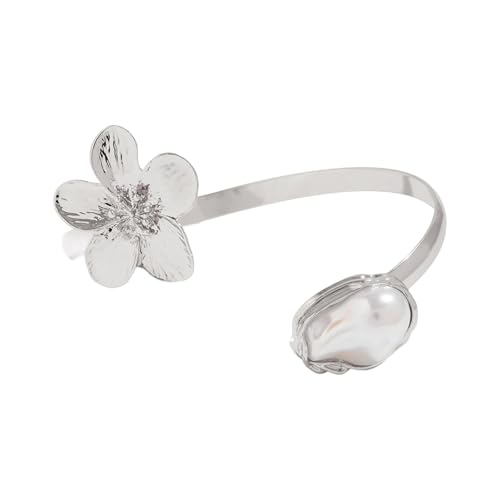 Xanorrg Punkstile Geometrische Verstellbare Öffnungsmanschettenarmband Für Frauen Fashion Metal Arm Schmuck Punk Gold Verstellbares Armarmband von Xanorrg