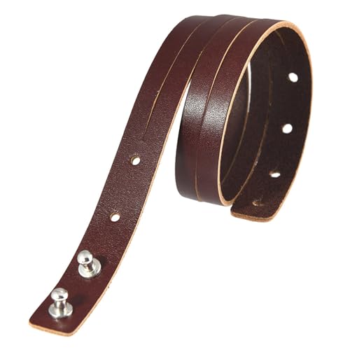Xanorrg Retro Stile Robustes Lederarmband Einstellbare Länge Bequemer Fit Unisex Schmuckzubehör Unisex Armband von Xanorrg