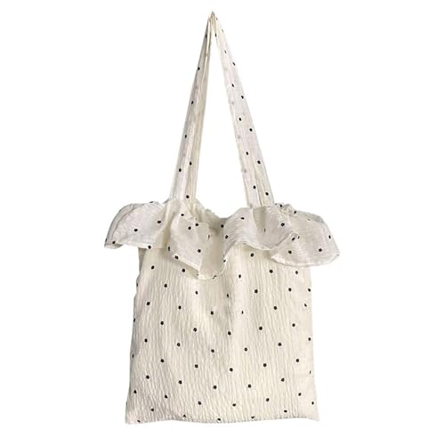 Xanorrg Rüschen Chiffons Schulter Getötete Tasche Frauen Große Kapazität Hobos Handtasche Handtasche Satchel Trendy Bag von Xanorrg