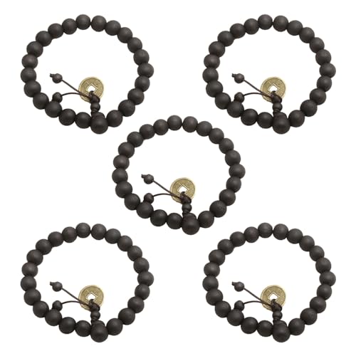 Xanorrg Set Von 5 Handgefertigten Perlen Handgelenk Kette Verstellbare Gebetsperlen Handchain Ornamente Nachahmung Schwarzer Pfirsichperlen Schmuckmodische Handgelenk Accessoire Xanorrg Set Von 5 Handgefertigten Perlen Handgelenk Kette Verstellbare Gebetsperlen Handchain Ornamente Nachahmung Schwarzer Pfirsichperlen Schmuckmodische Handgelenk Accessoire von Xanorrg