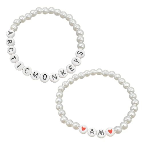 Xanorrg Set Von Paar Perlen Armbändern Besten Passende Praktische Praktische Magnetische Saugschnalle Handschnitte Für Tägliche Party Magnetverschluss Für Männer Frauen von Xanorrg