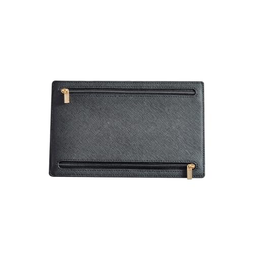 Xanorrg Soft Pu Leder Travel Wallet Reißverschluss Dokument Organisatoren Mit Pässen Slot Kreditkarten Taschen Kompaktes Design Für Geschäftsreise Secure Reißverschlüsse Reisekartenhalter von Xanorrg