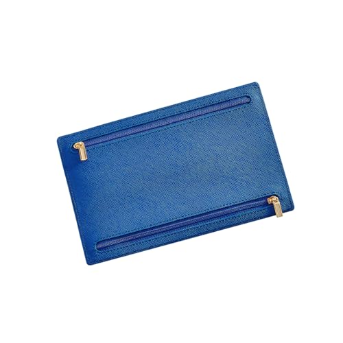 Xanorrg Soft Pu Leder Travel Wallet Reißverschluss Dokument Organisatoren Mit Pässen Slot Kreditkarten Taschen Kompaktes Design Für Geschäftsreise Secure Reißverschlüsse Reisekartenhalter von Xanorrg