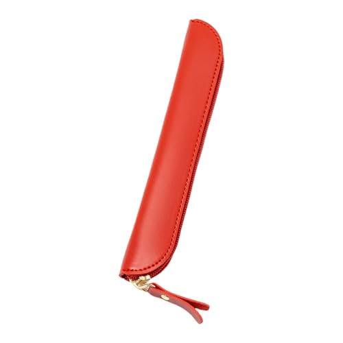 Xanorrg Stift Schutzhülle Abdeckungen Kugelpoint Verpackung Stifte Aufbewahrungstasche PU Leder Hülle Halterhülle Beutel Lederstiftbeutel Hülle Stationeries Tasche von Xanorrg
