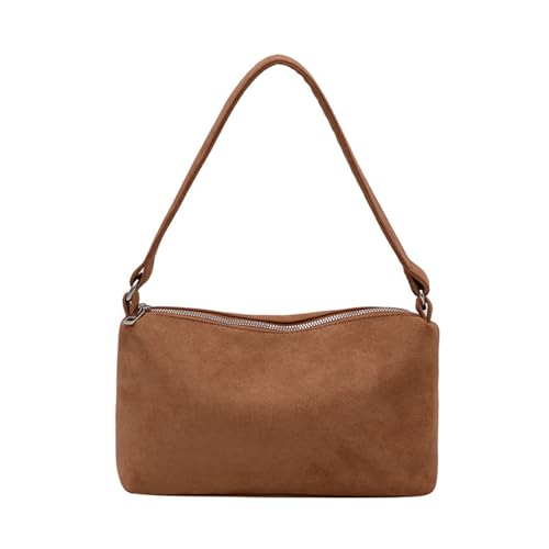 Xanorrg Stilvolle PU Leder Handtasche Stilvolle Umhängetaschen Zylindertasche Satchel Geldbörse Geeignet Für Frauen Und Fachkräfte Frauenhandtasche von Xanorrg