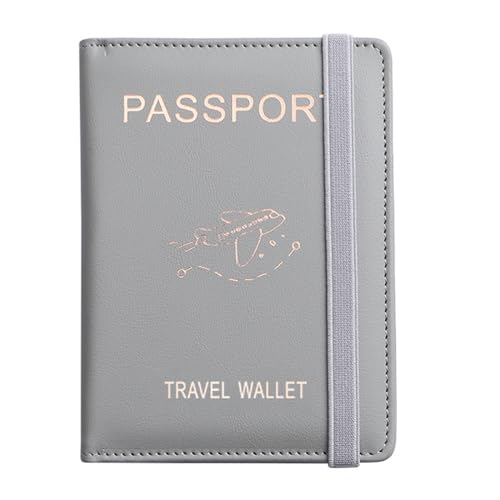 Xanorrg Stilvoller Pass Brieftasche Mit Mehreren Kartenschlitzen Blockieren Halten Sie Ihre Dokumente Organisiert Und Sichern Schlanke Passhülsen von Xanorrg