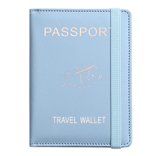 Xanorrg Stilvoller Pass Brieftasche Mit Mehreren Kartenschlitzen Blockieren Halten Sie Ihre Dokumente Organisiert Und Sichern Schlanke Passhülsen von Xanorrg