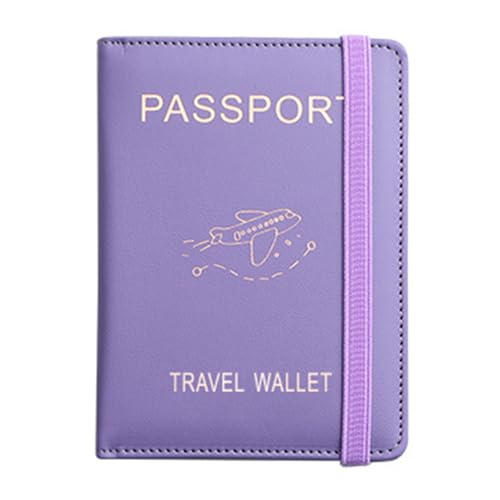 Xanorrg Stilvoller Pass Brieftasche Mit Mehreren Kartenschlitzen Blockieren Halten Sie Ihre Dokumente Organisiert Und Sichern Schlanke Passhülsen von Xanorrg