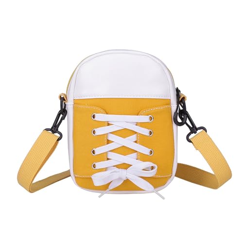 Xanorrg Stylish Canvas Schlingenbeutel Mit Verstellbarem Riemen Für Einzigartige Stil Süße Schulter Crossbody Taschen Crossbody Tasche von Xanorrg