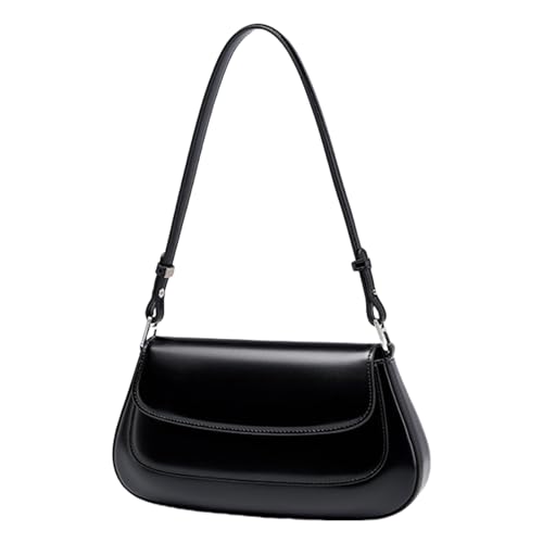 Xanorrg Stylish Damen Faux Leder Umhängetasche Mit Verstellbarem Riemen Für Essentielle Modische Unterbrechung Crossbody Handtasche Mode Faux Leder Umhängetasche von Xanorrg