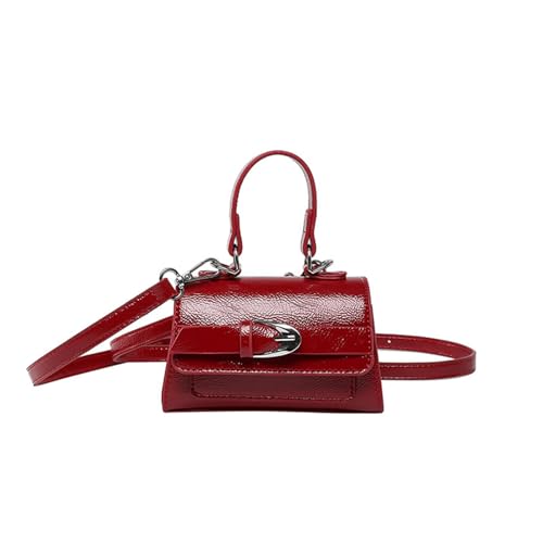 Xanorrg Stylish Square Crossbody Bag Damen Leichtes Puder Leder Schulter Geldbeutel Mehrere Innenpreis Für Tägliche Verwendung Leichter Reise Crossbody Bag von Xanorrg