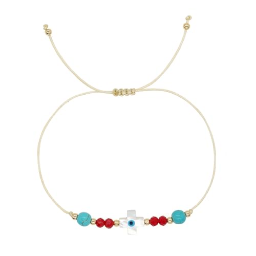 Xanorrg Trendy Religiöse Böse Augen Perlen Armband Naturalschale Kristallschmuck Kette Accessoire Für Frauen Perfekt Gegenwärtige Böse Augen Armband Xanorrg Trendy Religiöse Böse Augen Perlen Armband Naturalschale Kristallschmuck Kette Accessoire Für Frauen Perfekt Gegenwärtige Böse Augen Armband von Xanorrg