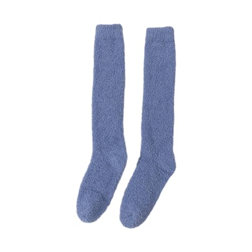 Über Knieleuzfuzzy Socken Plüsch Slipper Strümpfe Fleece Langbeinwärmer Winter Home Sleeping Oberschenkel Hochstiefel Für Frauen von Xanorrg