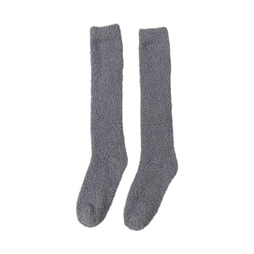 Über Knieleuzfuzzy Socken Plüsch Slipper Strümpfe Fleece Langbeinwärmer Winter Home Sleeping Oberschenkel Hochstiefel Für Frauen von Xanorrg