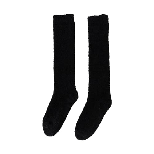 Über Knieleuzfuzzy Socken Plüsch Slipper Strümpfe Fleece Langbeinwärmer Winter Home Sleeping Oberschenkel Hochstiefel Für Frauen von Xanorrg