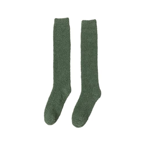 Über Knieleuzfuzzy Socken Plüsch Slipper Strümpfe Fleece Langbeinwärmer Winter Home Sleeping Oberschenkel Hochstiefel Für Frauen von Xanorrg