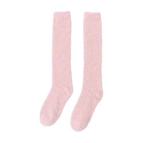 Über Knieleuzfuzzy Socken Plüsch Slipper Strümpfe Fleece Langbeinwärmer Winter Home Sleeping Oberschenkel Hochstiefel Für Frauen von Xanorrg