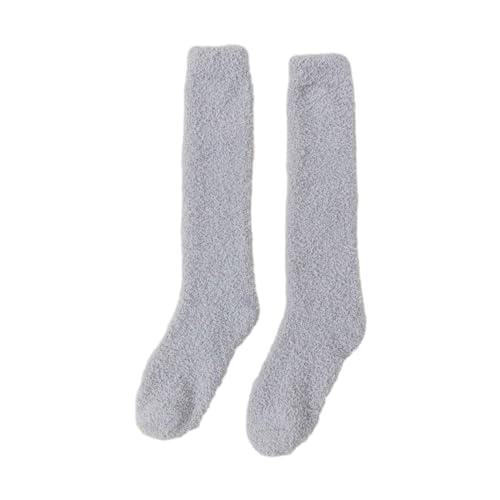 Über Knieleuzfuzzy Socken Plüsch Slipper Strümpfe Fleece Langbeinwärmer Winter Home Sleeping Oberschenkel Hochstiefel Für Frauen von Xanorrg