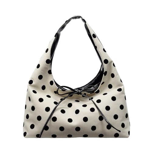 Xanorrg Umhängetasche Für Frauen Toted Bag Trendy Schultern Handtasche Satchel Süße Polkas Dot Hobos Taschen Unterarm Geschenk Schulter Für Frauen von Xanorrg