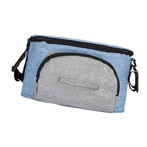 Xanorrg Universals Baby Kinderwagen Organisatoren Wasserdichte Caddys Mit Tassenhalter Nicht Slip Secure Haken Passen Die Meisten Wasserdichte Kindermädchen Mit Cuphalter von Xanorrg