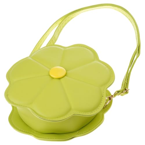 Xanorrg Vielseitige Umhängetasche Für Frauen Blumenförmige Verzierung Unterarmtaschen PU Leder Satchel Verschiedene Bloßförmige Tasche Anlässe von Xanorrg