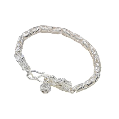 Xanorrg Vintage Hip Hop Dragon Armband Einstellbare Zink Leichtmetallangel Für Männer Punk Rock Styles Schmuck Stilvolle Ethnische Armband Mystische Drachenschmuck Schmuck von Xanorrg