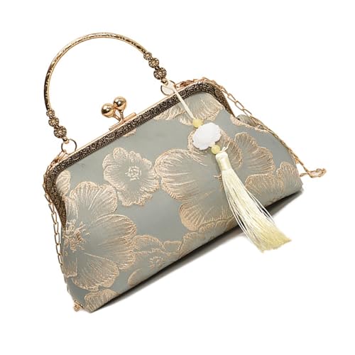 Xanorrg Vintage Inspirierte Chinesische Cheongsam Umhängetasche Mit Moderner Ketten Crossbody Geldbörse Handtasche Für Damen Chinese Cheongsam Tasche Xanorrg Vintage Inspirierte Chinesische Cheongsam Umhängetasche Mit Moderner Ketten Crossbody Geldbörse Handtasche Für Damen Chinese Cheongsam Tasche von Xanorrg