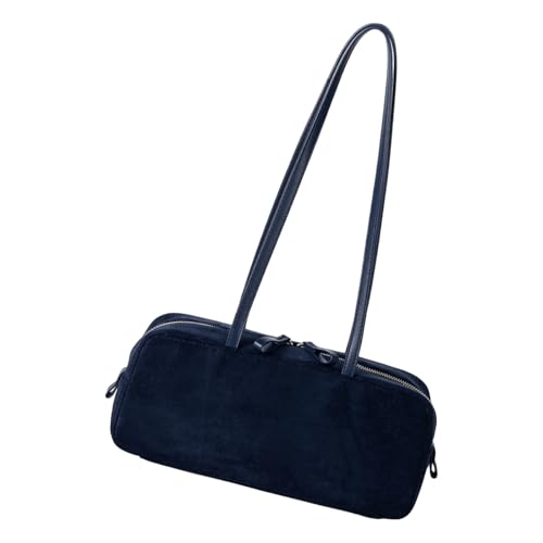 Xanorrg Weiche Suedes Schulterbeteiligung Mehrzweck Unterarm Tasche Mit Retro Design Arbeit Handtasche Für Den Täglichen Gebrauch Schultertasche von Xanorrg