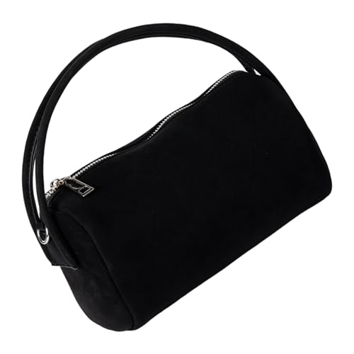 Xanorrg Weiche Suedes Umhängetasche Multipocket Design Leichte Crossbody Taschen Bequeme Handtasche Für Tägliche Essentielle Einzigartige Kissenbeutel Design Handtasche von Xanorrg