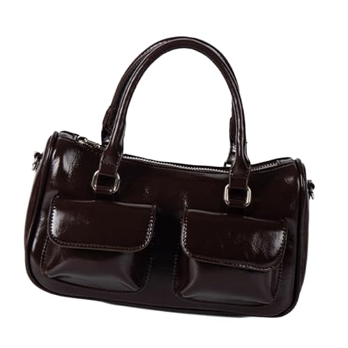 Xanorrg Zeitgenössische Handtasche PU Leder Crossbody Geldbörse Elegante Umhängetasche Für Pendeln Von Einkäufen Und Sozialen Versammlungen Frauen Mode Tasche von Xanorrg