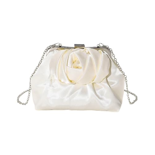 Xanorrg Zeitgenössische Rosen Armband Handtasche Umhängetasche Crossbody Geldbörse Für Mode Frauenveranstaltung Essentielle Kupplungsbeutel von Xanorrg