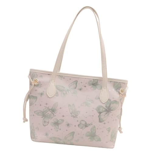 Xanorrg Zeitgenössische Umhängetasche PU Leder Handtasche Große Kapazität Einkaufen Zarte Handtaschen Für Die Arbeitsschule Und Reise PU von Xanorrg