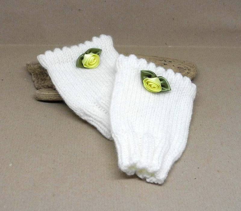 Babypulswärmer Armstulpen Handgestrickte Handstulpen Handschuhe Fäustlinge #626634181 von XaversFactory