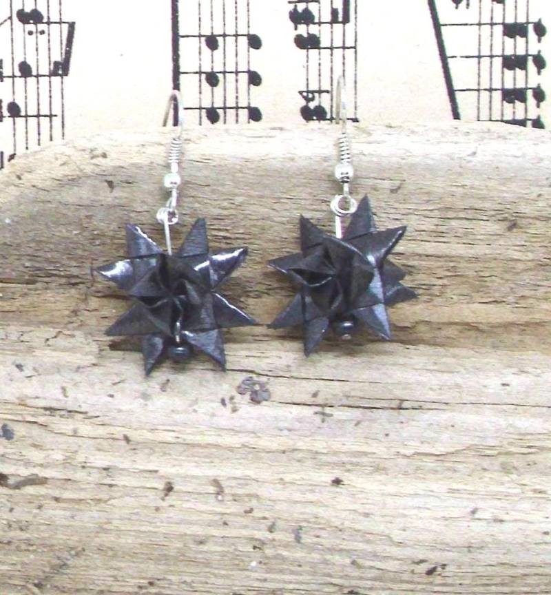 Fröbelsterne Ohrringe Weihnachtsohrringe Adventsohrringe #733741646 von XaversFactory