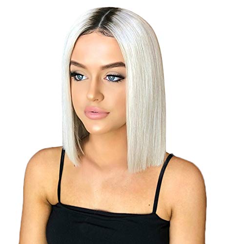 Perücke Damen Festival Zubehör Frauen im suchen synthetische Resi natürliche gerade Perücken Haare volle Perücken Hitze für Perücke Perücke Damen Urlaub Must Haves (Multicolor, One Size) von Xbemkste