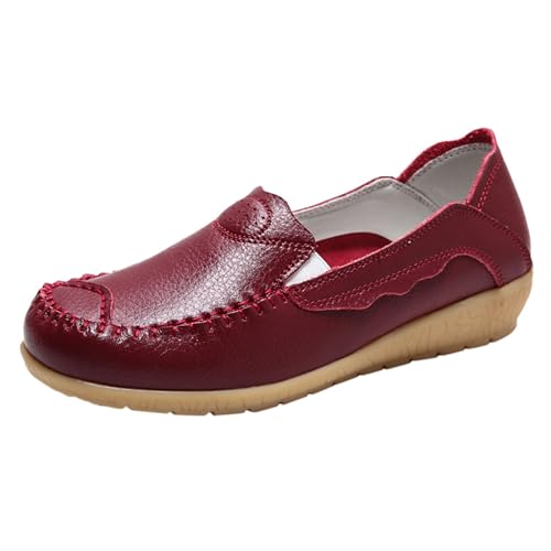 Halbschuhe Damen Soft Soled Shoes Fashionable One Head Mom Shoes Damen Slipper elegant (37.5) von Xbemkste