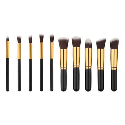 Make Up Pinsel Set, 10pcs Makeup Pinsel, Professionelles Make Up Pinsel Set, Makeup Pinsel Werkzeuge mit Foundation Kosmetik Augenbrauen Lidschatten Pinsel Rouge Pinsel von Xbemkste