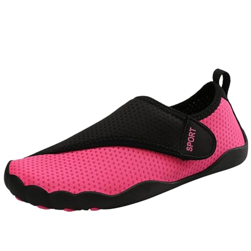 Xbemkste Badeschuhe Herren Damen Barfußschuhe Breathable Strandschuhe Wasserschuhe Schwimmschuhe für Surfen,Tauchen,Bootfahren,Gymnastik Fitness (38.5) von Xbemkste