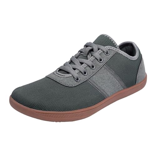 Xbemkste Herren Schuhe für die Arbeit, rutschfeste Turnschuhe, Wanderschuhe Schuhe Herren schwarz (Green, 37.5) von Xbemkste