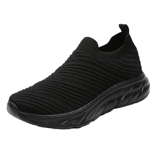 Xbemkste Sportschuhe Damen lässig, bequem leicht, Slipper Flache Wanderschuhe frühjahrsschuhe Damen Slip On Sneakers Walkingschuhe atmungsaktive Schuhe (35.5) von Xbemkste