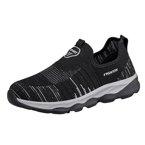 Xbemkste Turnschuhe Damen Atmungsaktive Leichte Große Größe Sport Casual Schuhe Mesh Schuhe Wanderschuhe hohe Sneaker (40.5) von Xbemkste