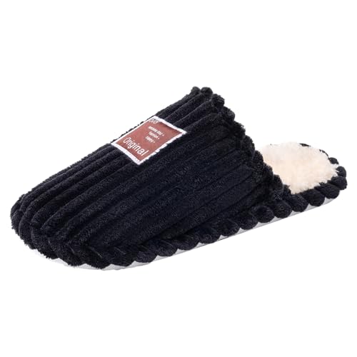 Xbemkste Warme Hausschuhe Damen Winter Plüsch Pantoffeln Bequeme Slippers Women Home Schlappen mit Memory Foam Weiches Kuschelig Gästehausschuhe Filzpantoffeln für Haus Schlafzimmer (42) von Xbemkste