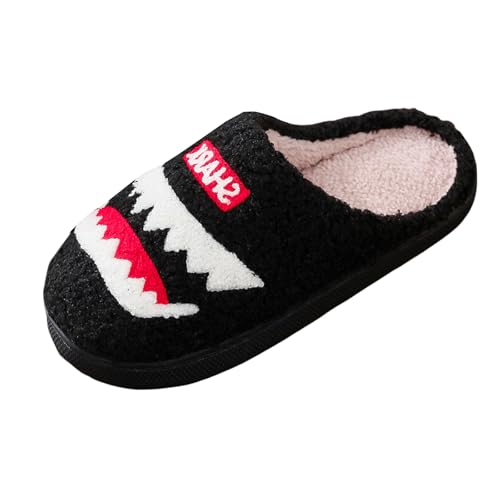 Xbemkste Winter Hausschuhe Damen Herren Warme Plüsch Pantoffeln Gemütliche Memory Foam Cartoon Tier Hausschuhe Fuzzy Pelz Slippers Flauschige Weiches Filzpantoffeln Indoor (L, 42) von Xbemkste