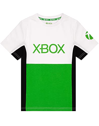 XBOX T-Shirt Jungen Kinder Black Green Game Console Logo Kleidung Top 9-10 Jahre von XBOX