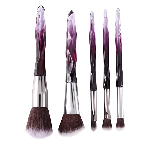 Xbsduih Lila Faser Transparent Kristall Diamant Make-Up Pinsel ErröTen Foundation Lidschatten Pinsel von Xbsduih
